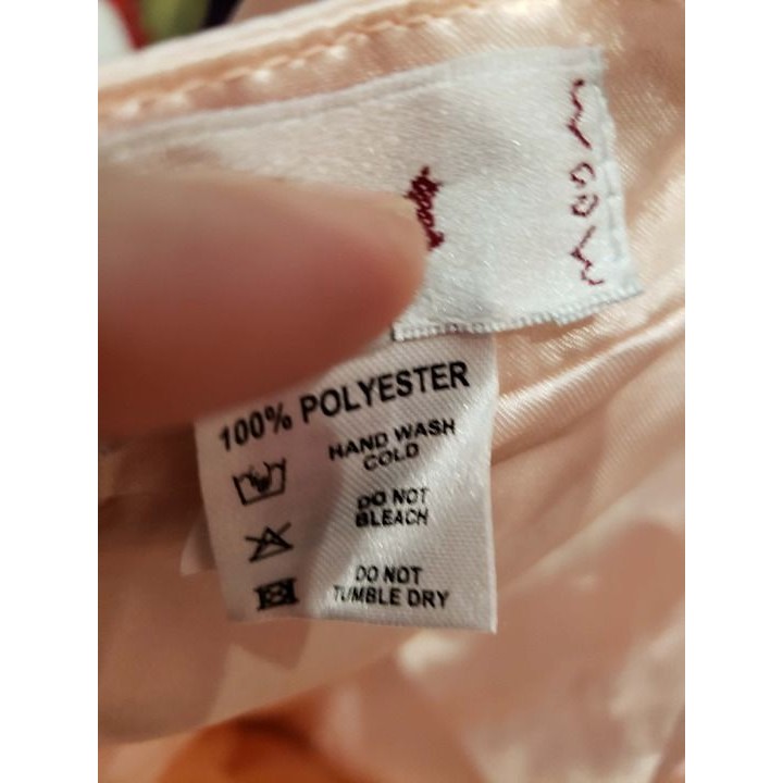Nwt Size Xxl/2x Sleeveless V Neck Bow Back Gown By Juliet 691 Blush Pink — image 3 of 6